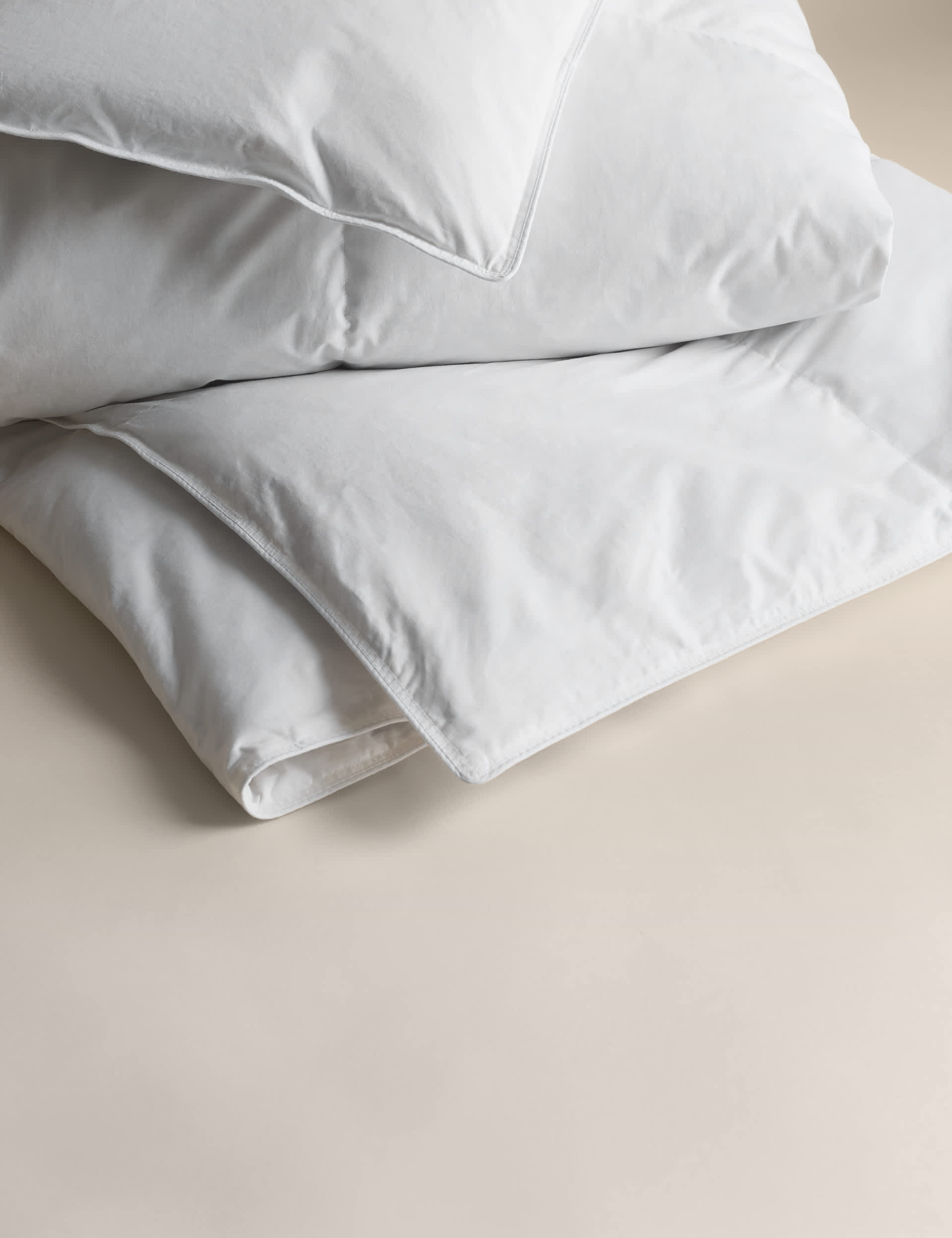 Goose feather down duvet 10.5 tog cotton cover, UK version