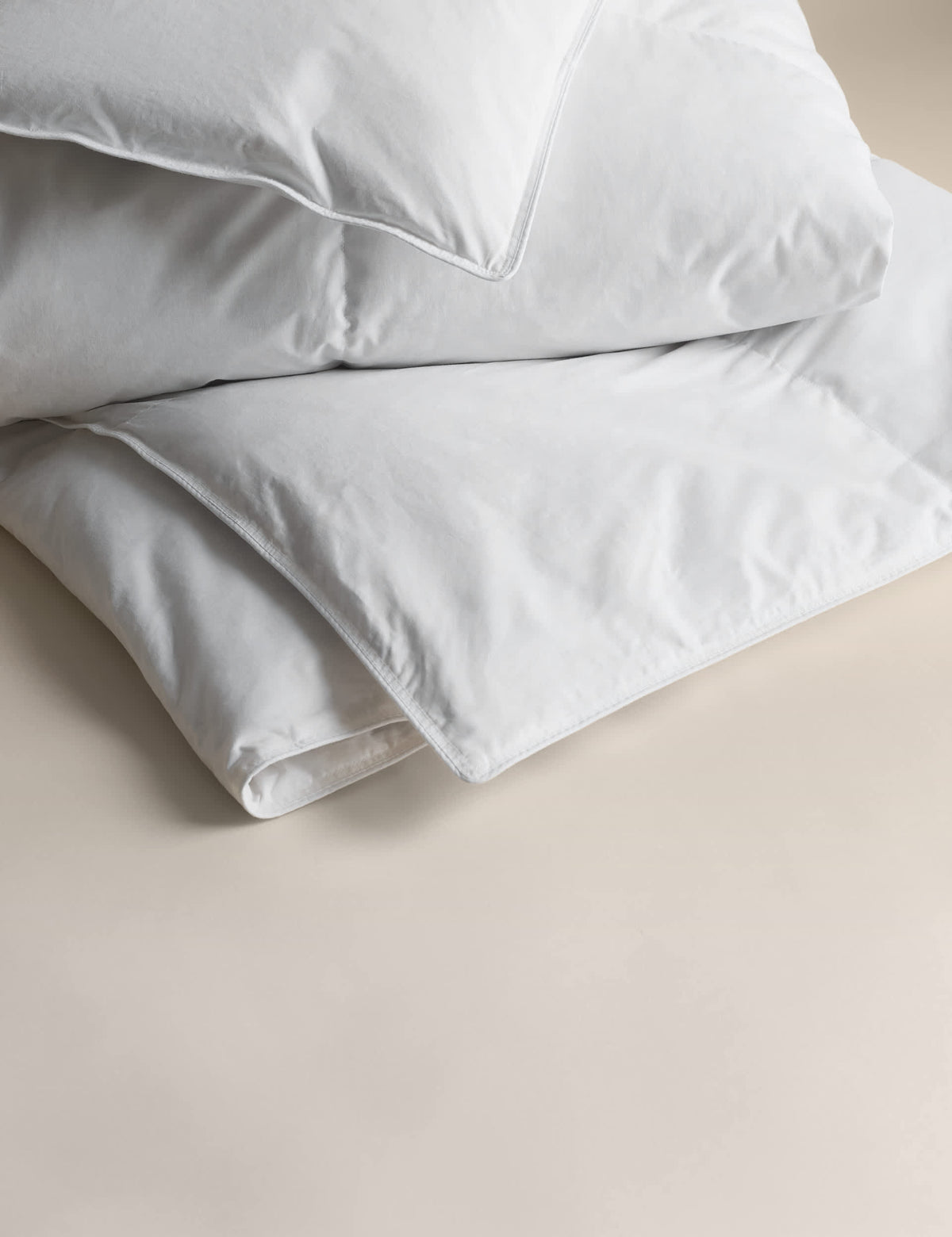 Goose feather down duvet 10.5 tog cotton cover, UK version