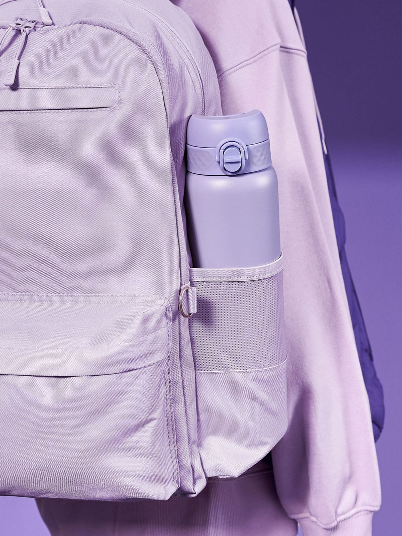 Ion8 Light Purple insulated steel water bottle 1000ml, UK version