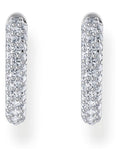Thomas Sabo White Timeless Hoop Earrings