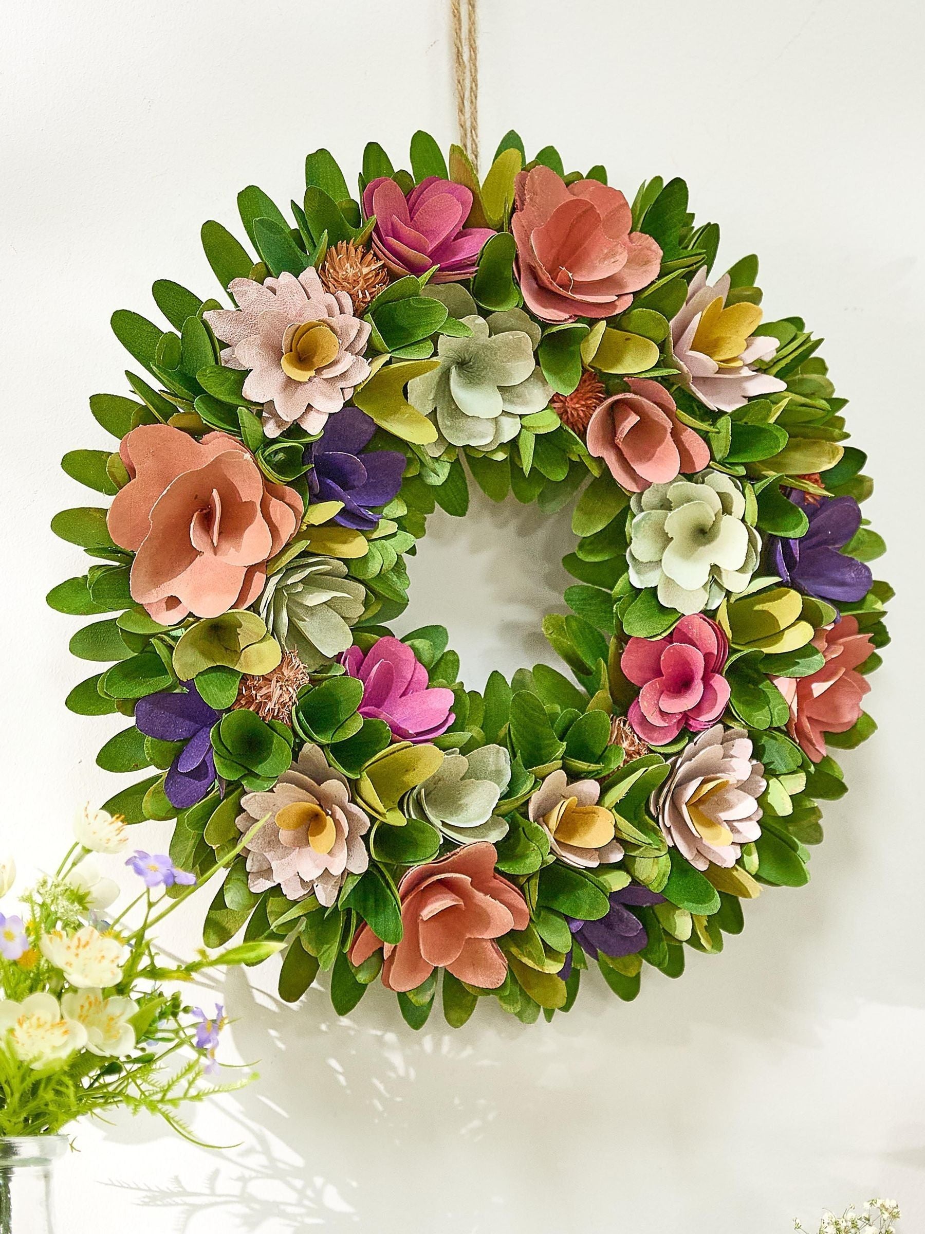 Dibor Green Secret Garden Wreath