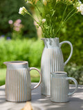 Dibor Blue Narbeth tall ceramic pitcher - British product