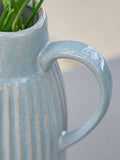 Dibor Blue Narbeth tall ceramic pitcher - British product