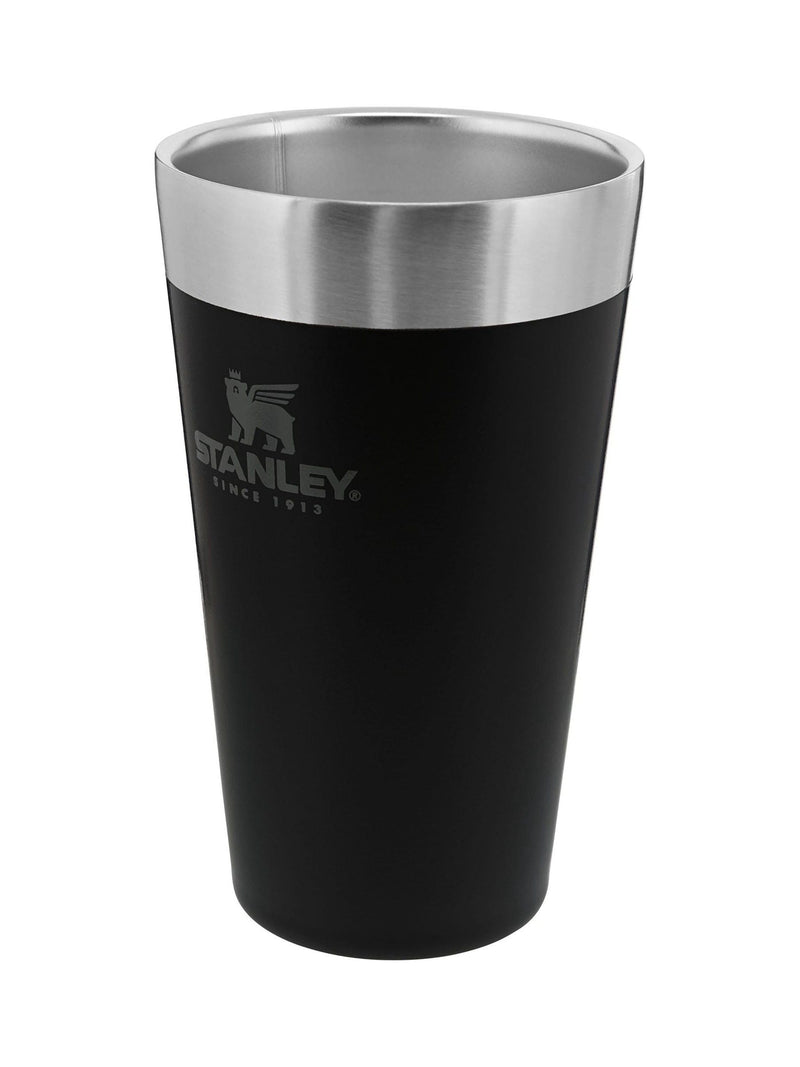 Vacuum-Insulated Matte Black Stacking Tumbler 0.47L