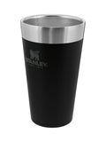 Vacuum-Insulated Matte Black Stacking Tumbler 0.47L