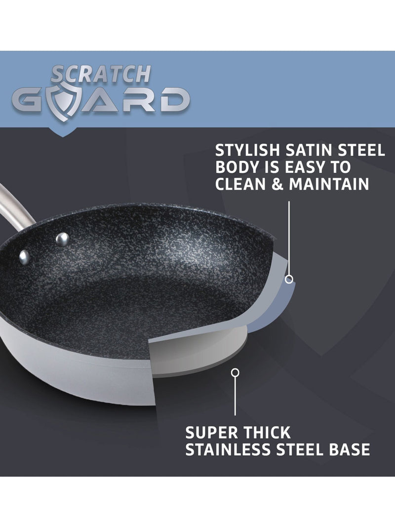 Prestige Silver Scratch Guard frying pan 21cm, imported from the UK