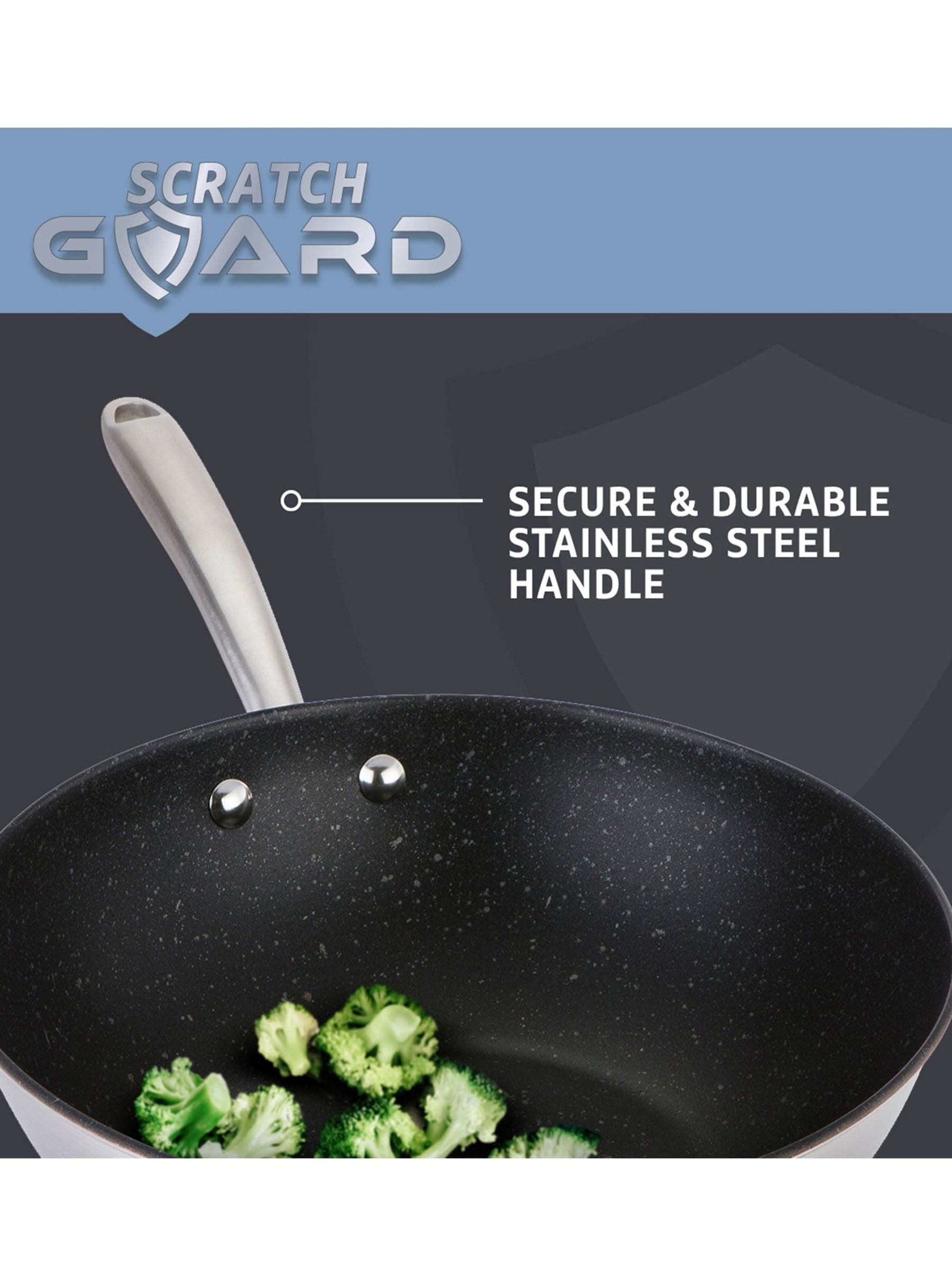 Prestige Silver Scratch Guard frying pan 29cm, imported from the UK