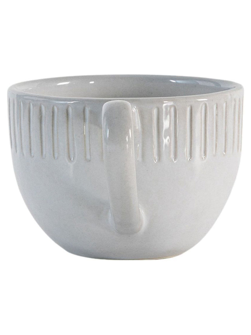 Gallery Home cream earthen ridged mugs 4 pack, UK version