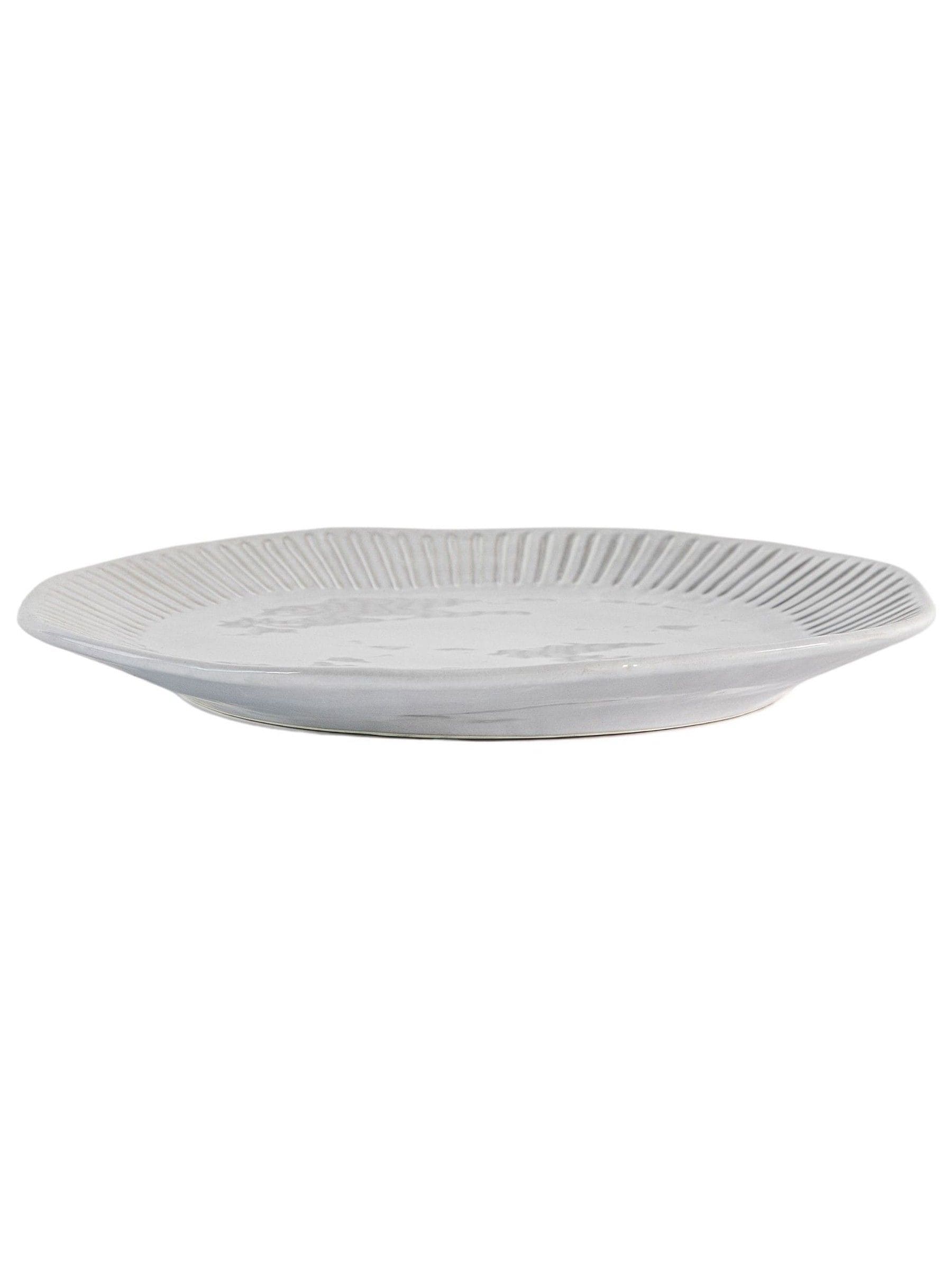 Gallery Home Cream Earthy Ridged dinner plates 4 pack, UK version