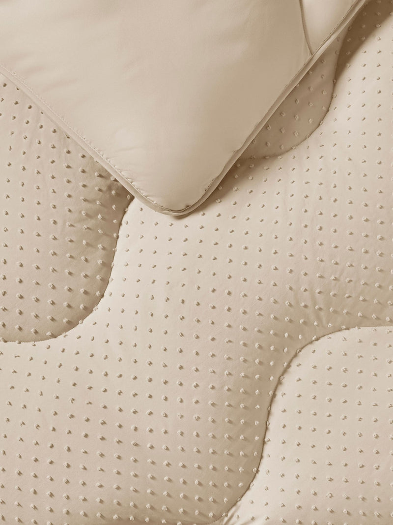 Night Lark Natural Oat coverless duvet set, imported from the UK