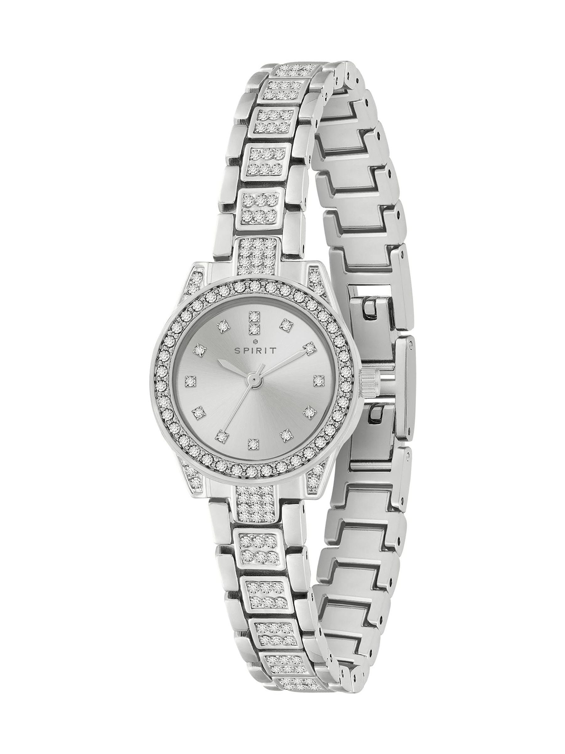 Spirit ladies pale crystal bracelet watch (British brand)