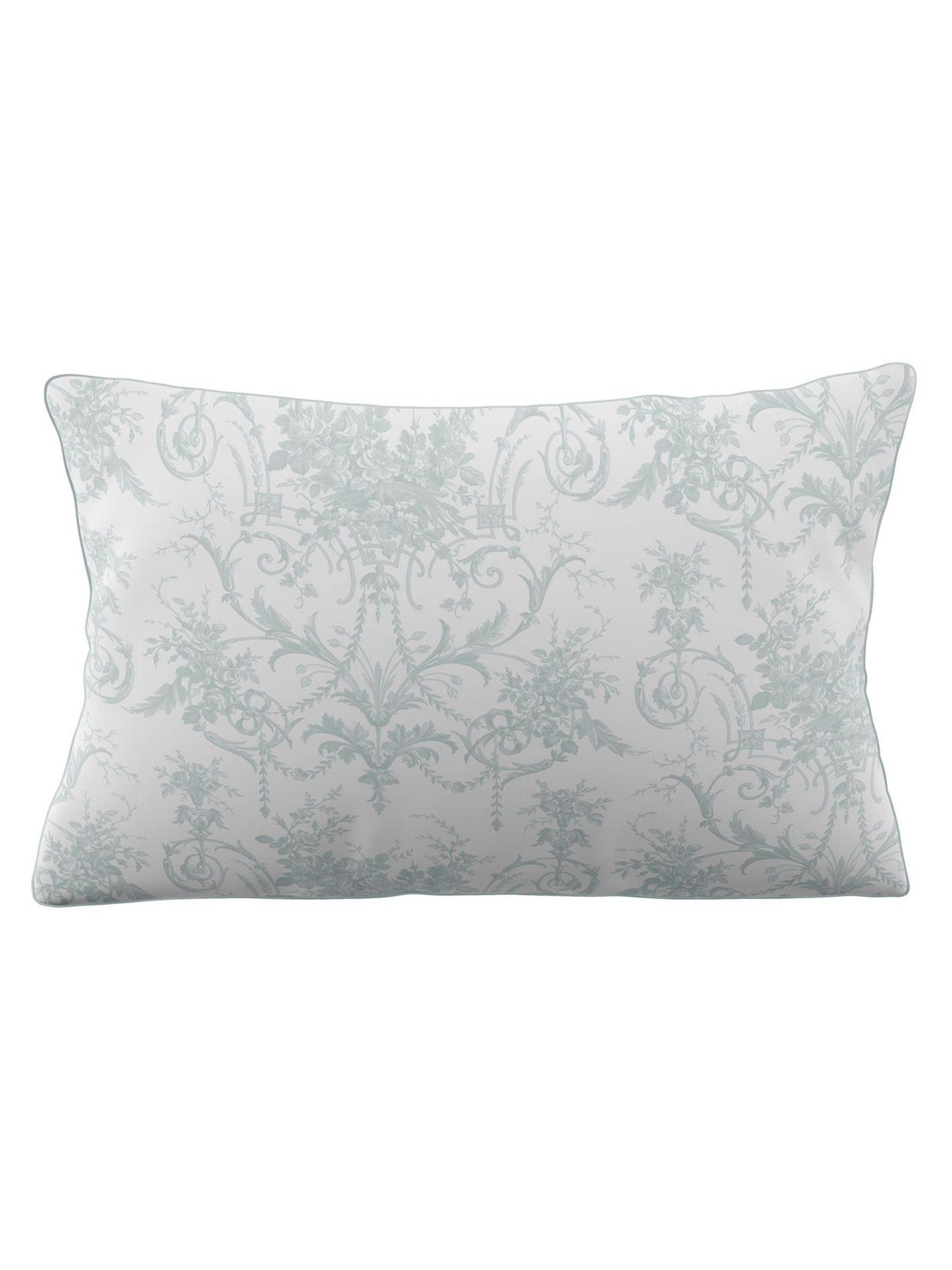 Laura Ashley Blue Seaspray Tuileries reversible duvet cover and pillowcase set, UK version