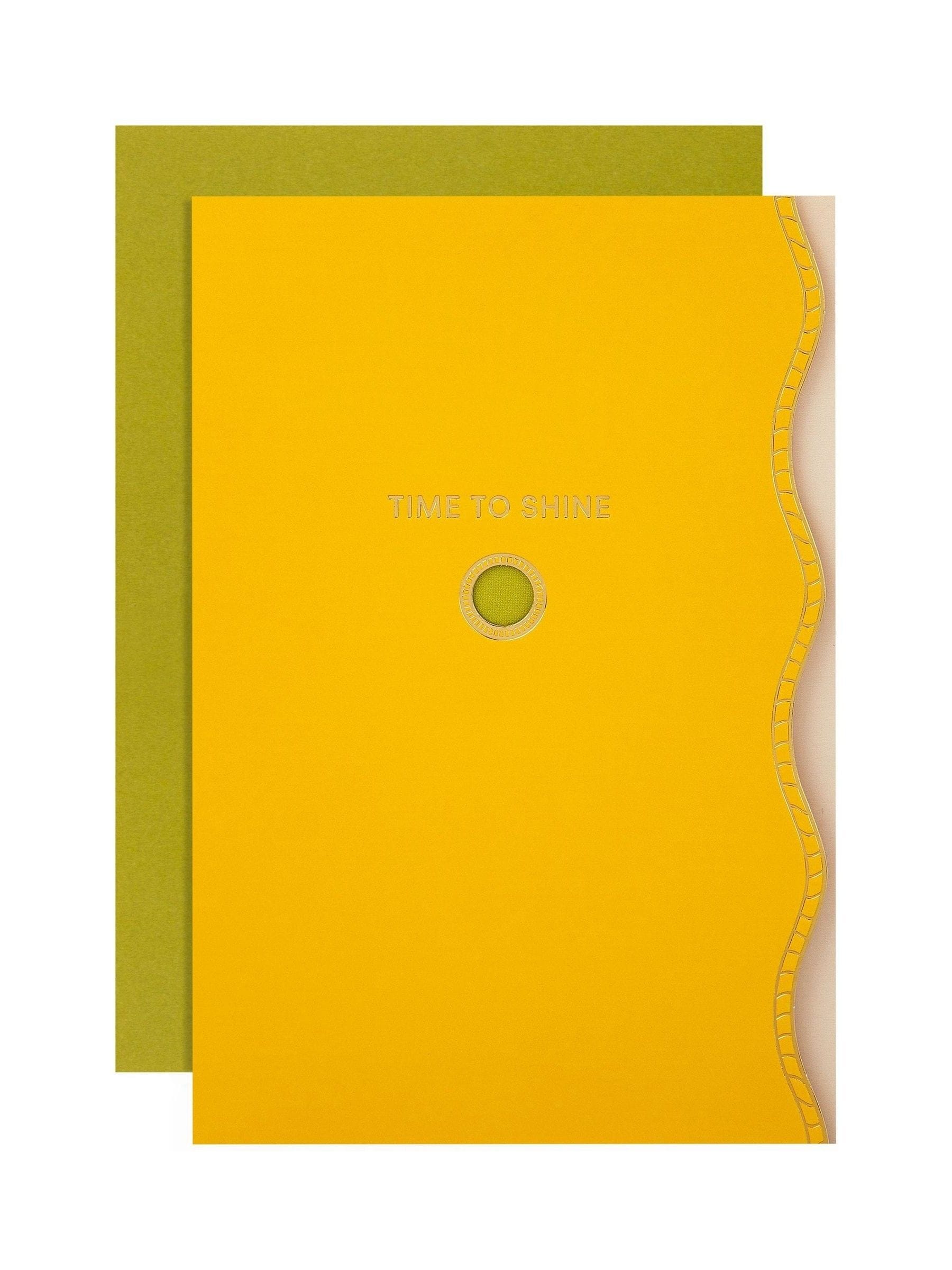 Hallmark 'Time to Shine' greeting card, UK version