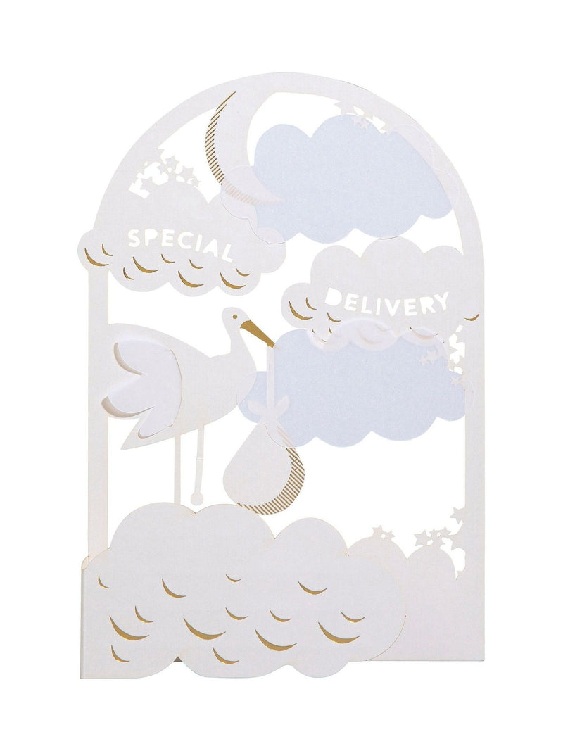 Hallmark 3D New Baby Card 17.5cm x 11.5cm, UK version