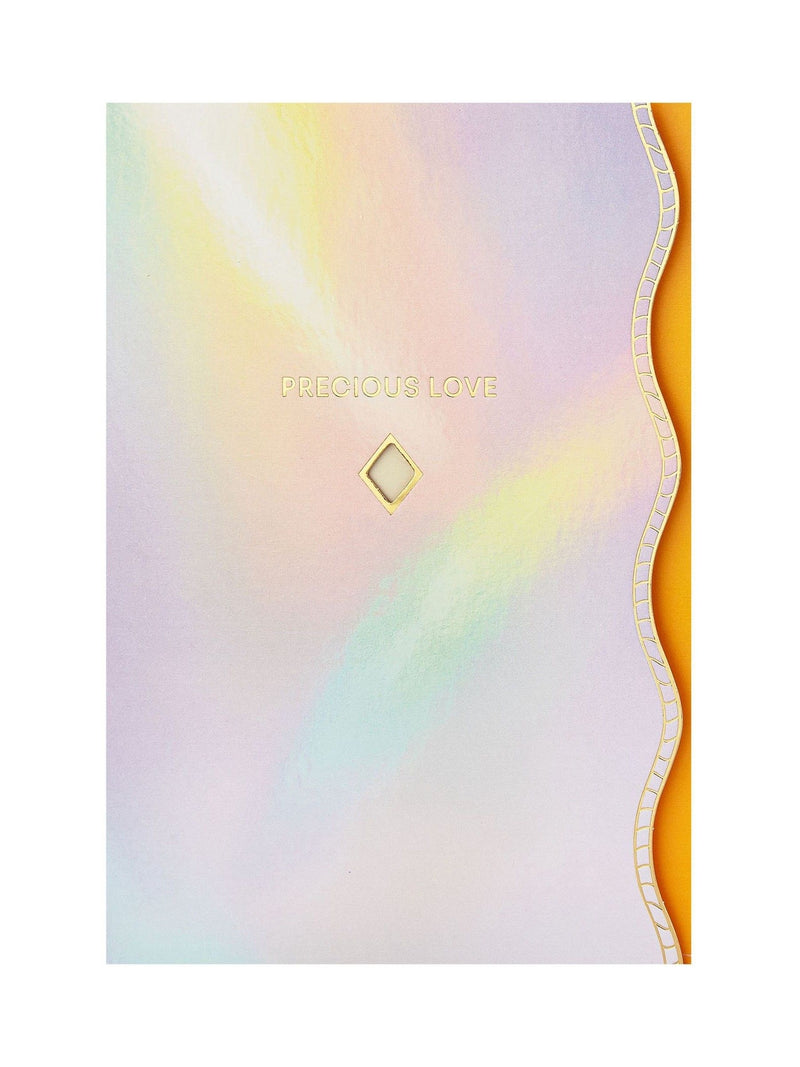 Hallmark Pink White Premium 'Precious Love' Card - Vivid Aura