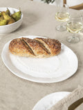 Garden Trading White Overton ceramic serving platter 31.5x40cm, UK version