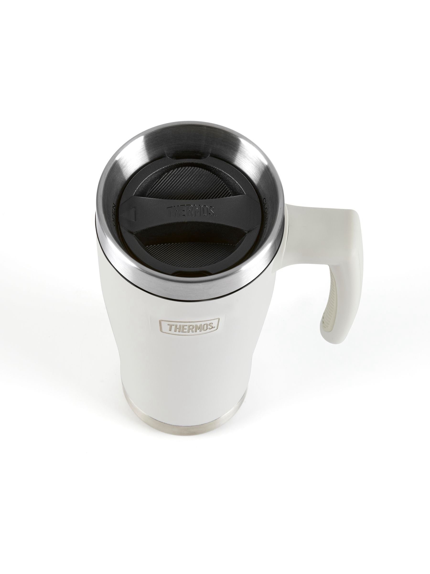 Thermos Icon Series Ice White travel mug 470ml (British brand)