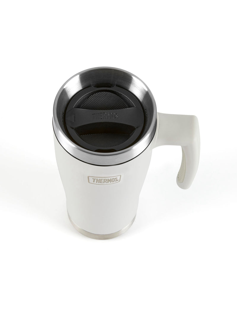 Thermos Icon Series Ice White travel mug 470ml (British brand)