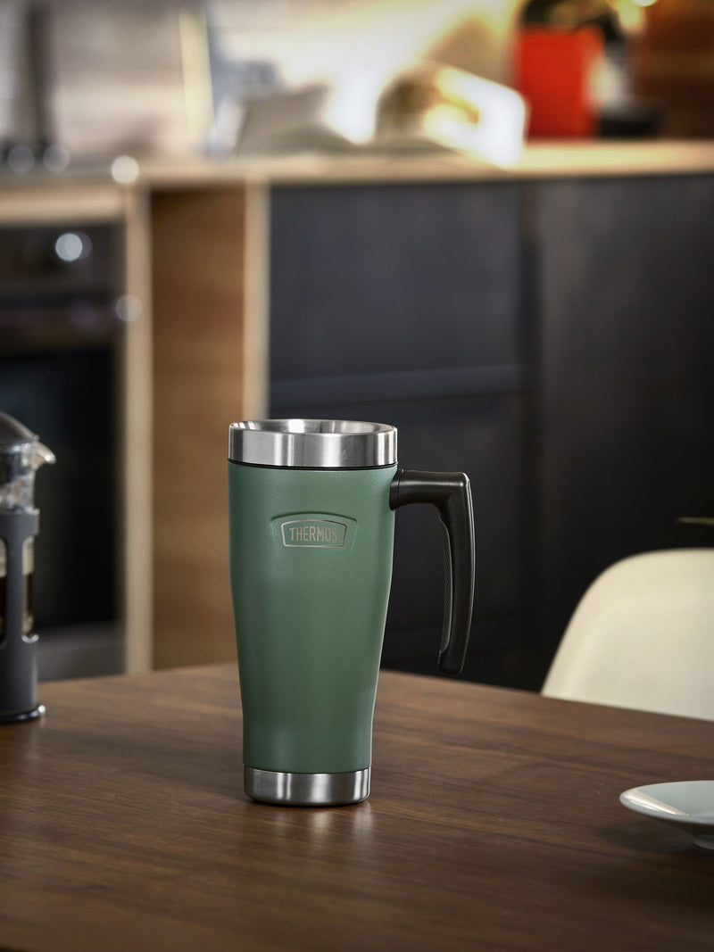 Thermos Rock Cap Green Is100 Icon Series travel mug 470ml (British brand)