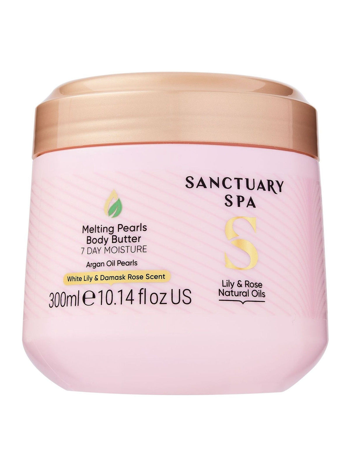 Sanctuary Spa Lily & Rose Natural Oils Melting Pearls Body Butter 300ml