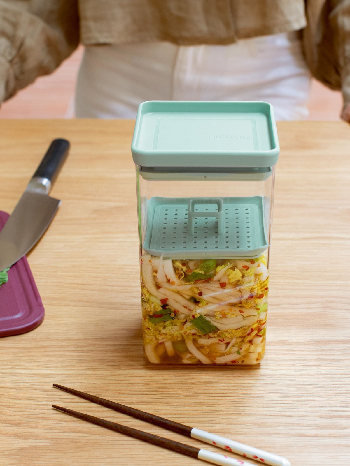 Brabantia Jade Green Tasty+ fermentation kit 1.6L - British product