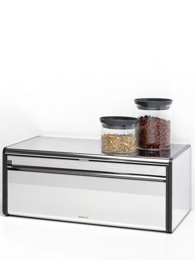Brabantia Brilliant Steel Fall Front Bread Bin ONE