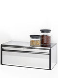 Brabantia Brilliant Steel Fall Front Bread Bin ONE - British product