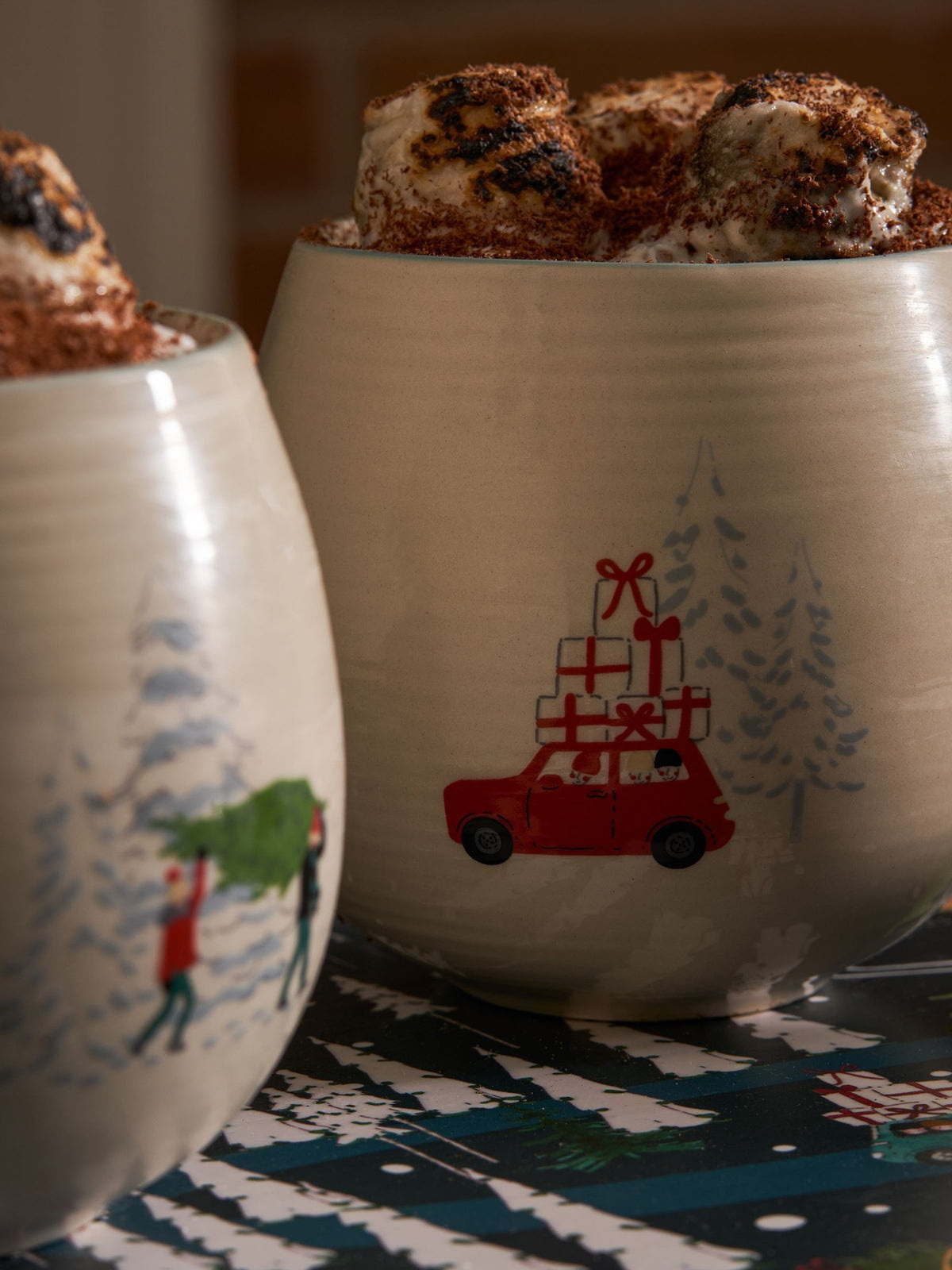 Sophie Allport Natural Home for Christmas Stoneware Mug