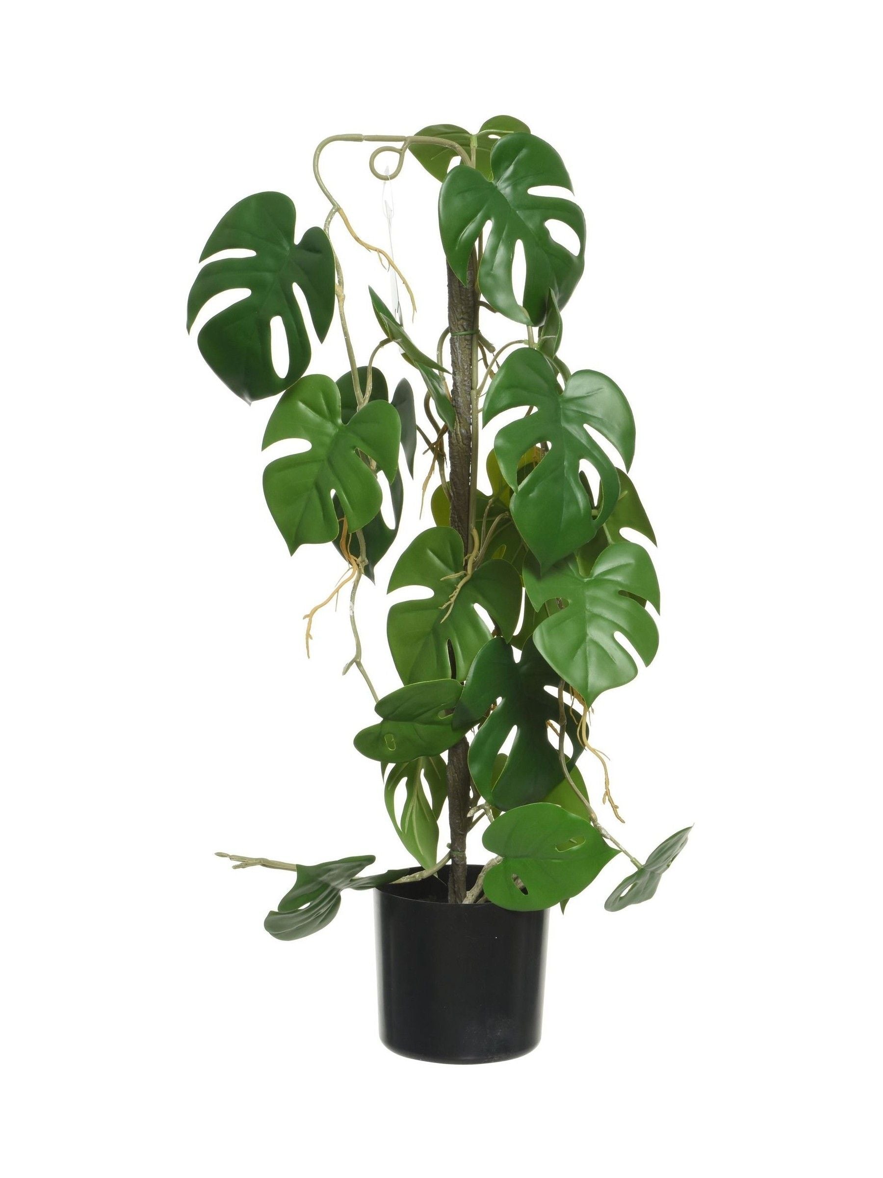 Decoris Green artificial Monstera plant in pot - British product