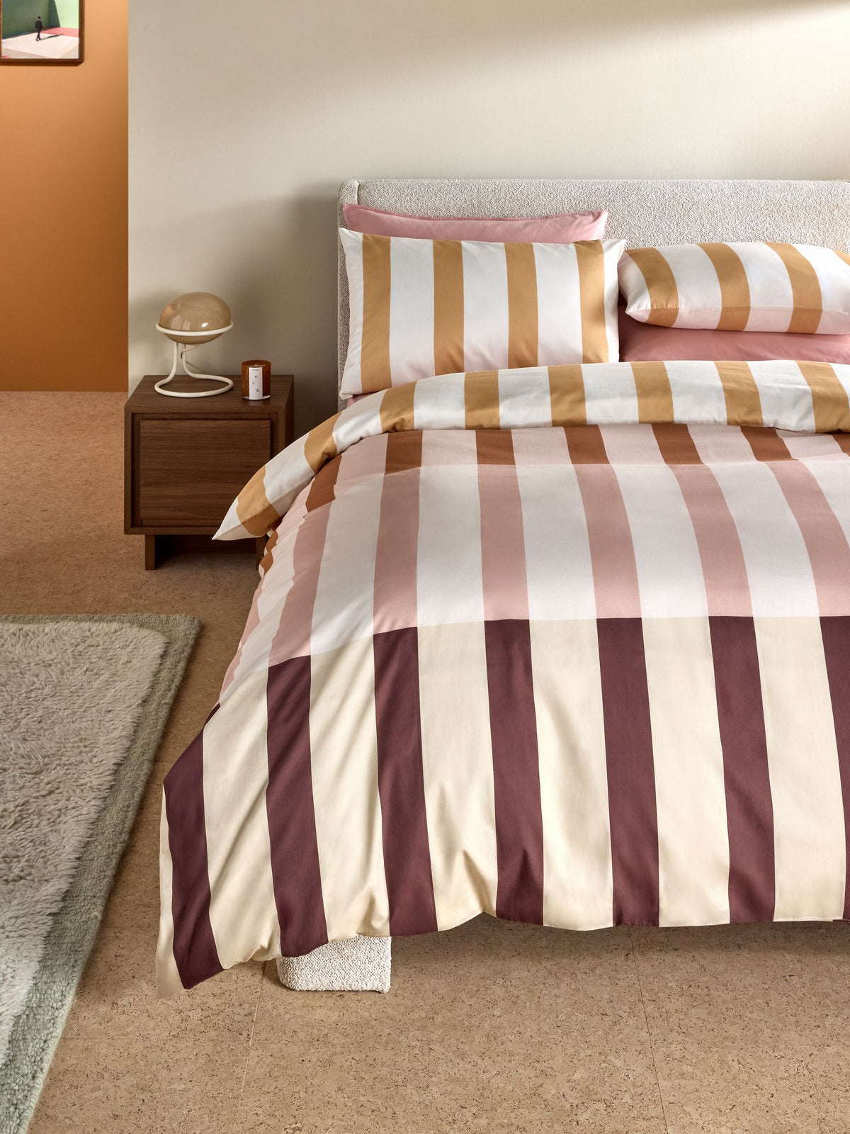MADE.COM Natural Terri duvet cover and pillowcase set, imported from the UK