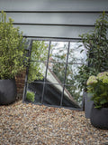 Garden Trading black Fulbrook wall mirror 90x90cm, UK version