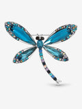 Jon Richard silver tone dragonfly brooch 55mm x 50mm, UK version