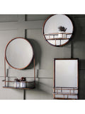 Gallery Home Millton rectangle bathroom mirror 48cm, UK version