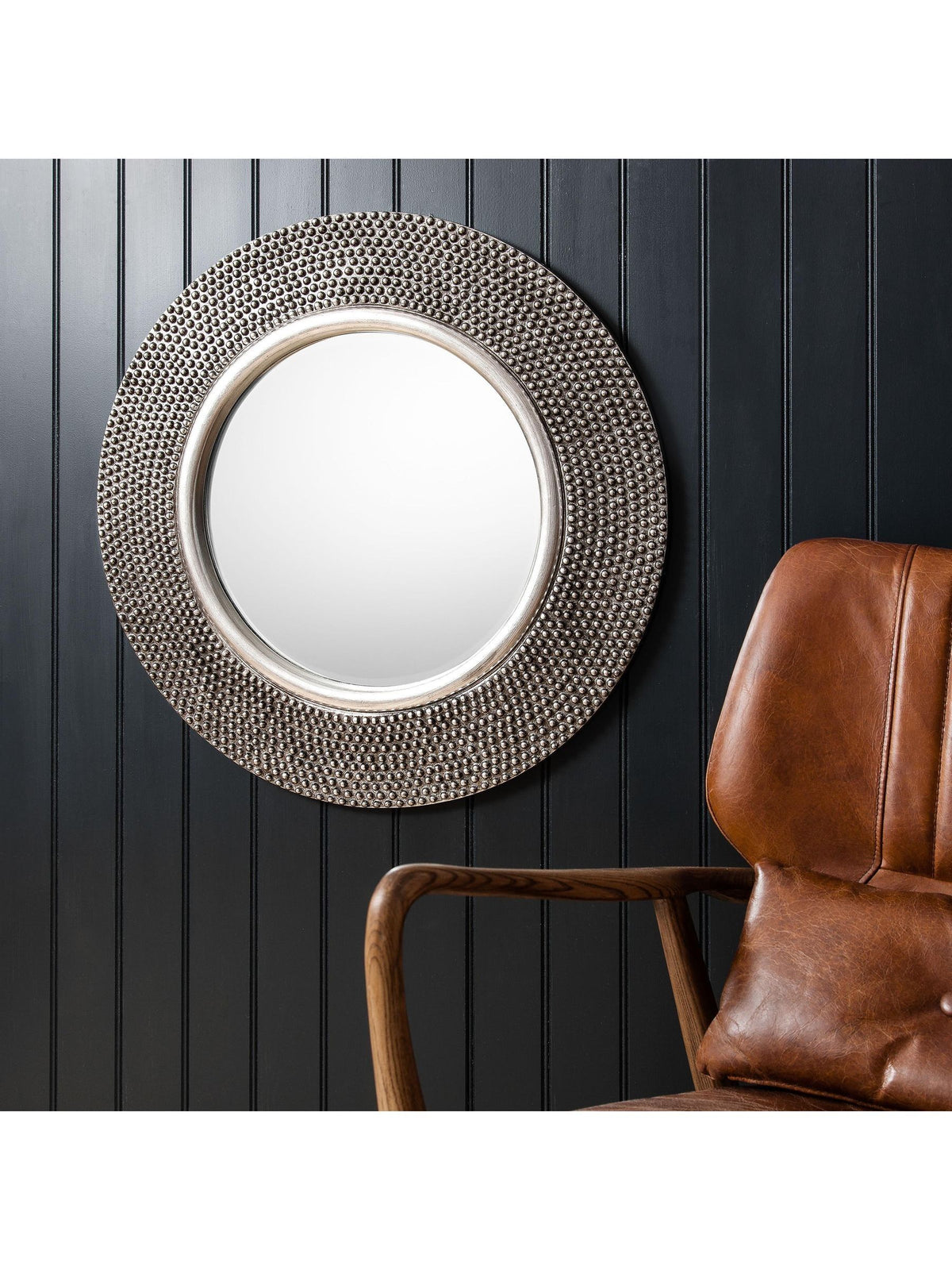 Gallery Home Silver Whitterly Mirror wall light mirror 80cm, UK version