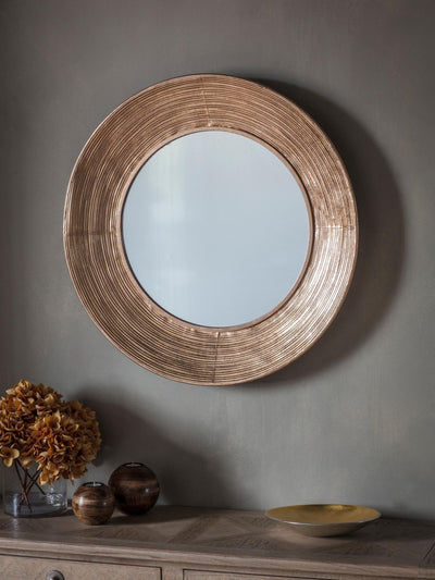 Gallery Home Gold Knowston Wall Mirror 72cm x 72cm