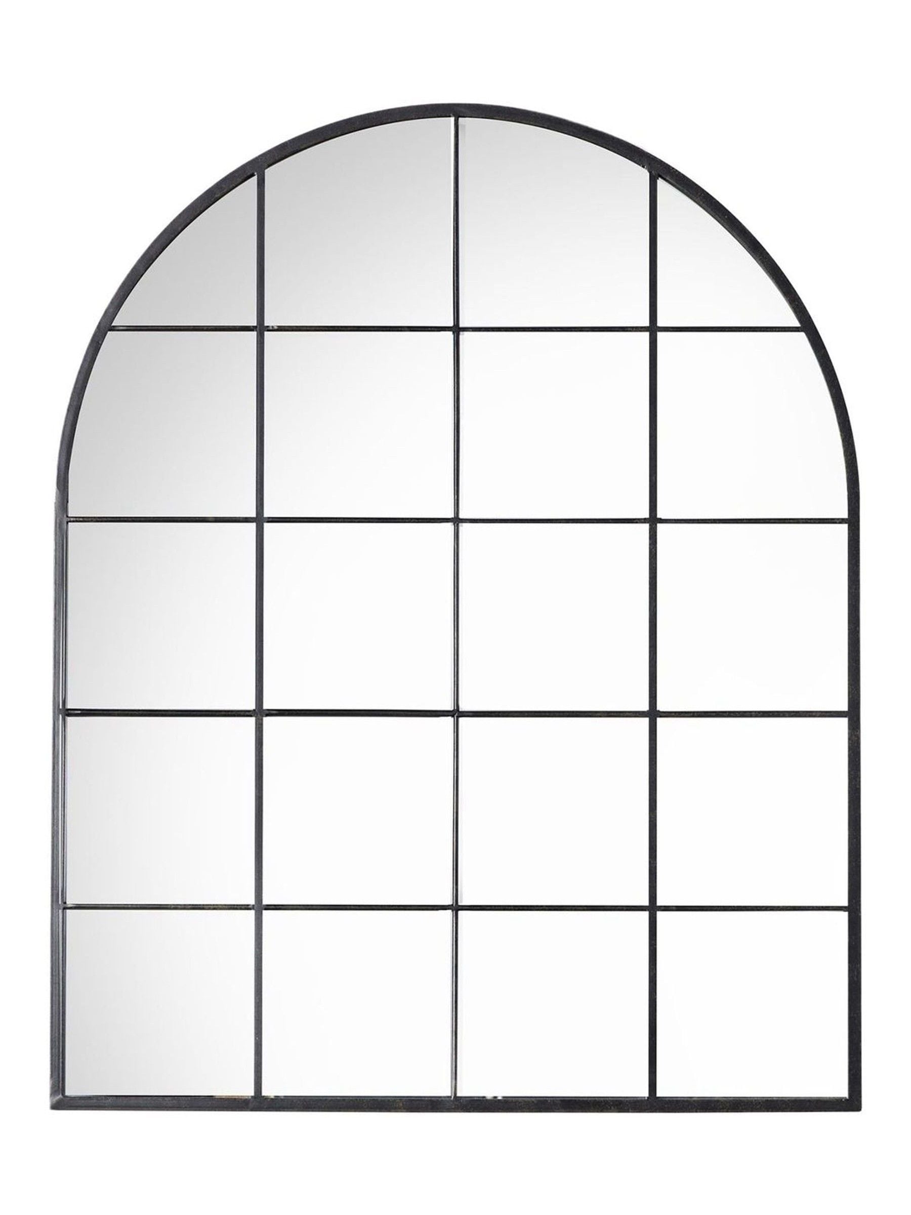 Gallery Home Hampford Arch Mirror Black 95cm, UK version