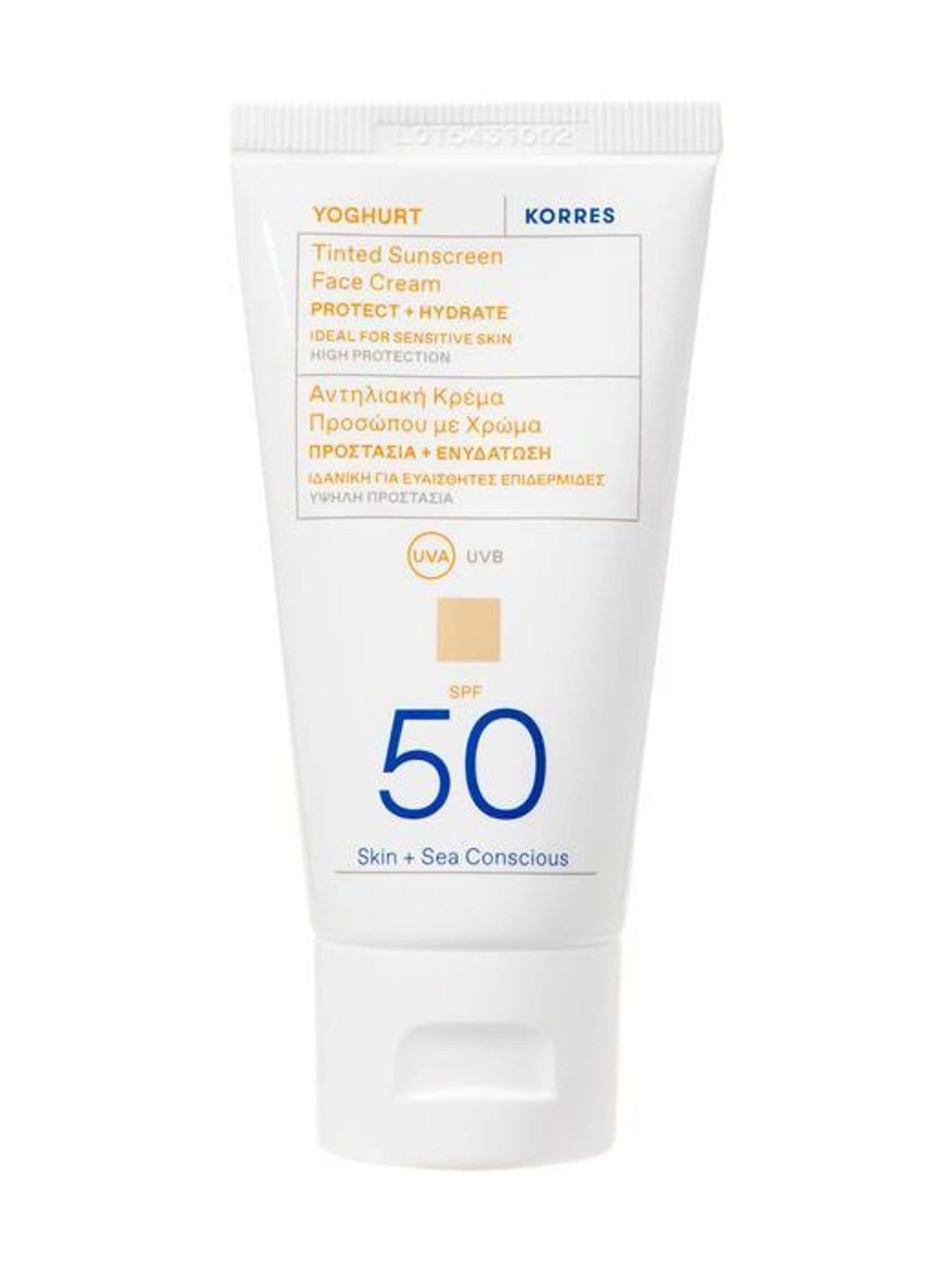 Korres Yoghurt Tinted Sunscreen SPF50 50ml