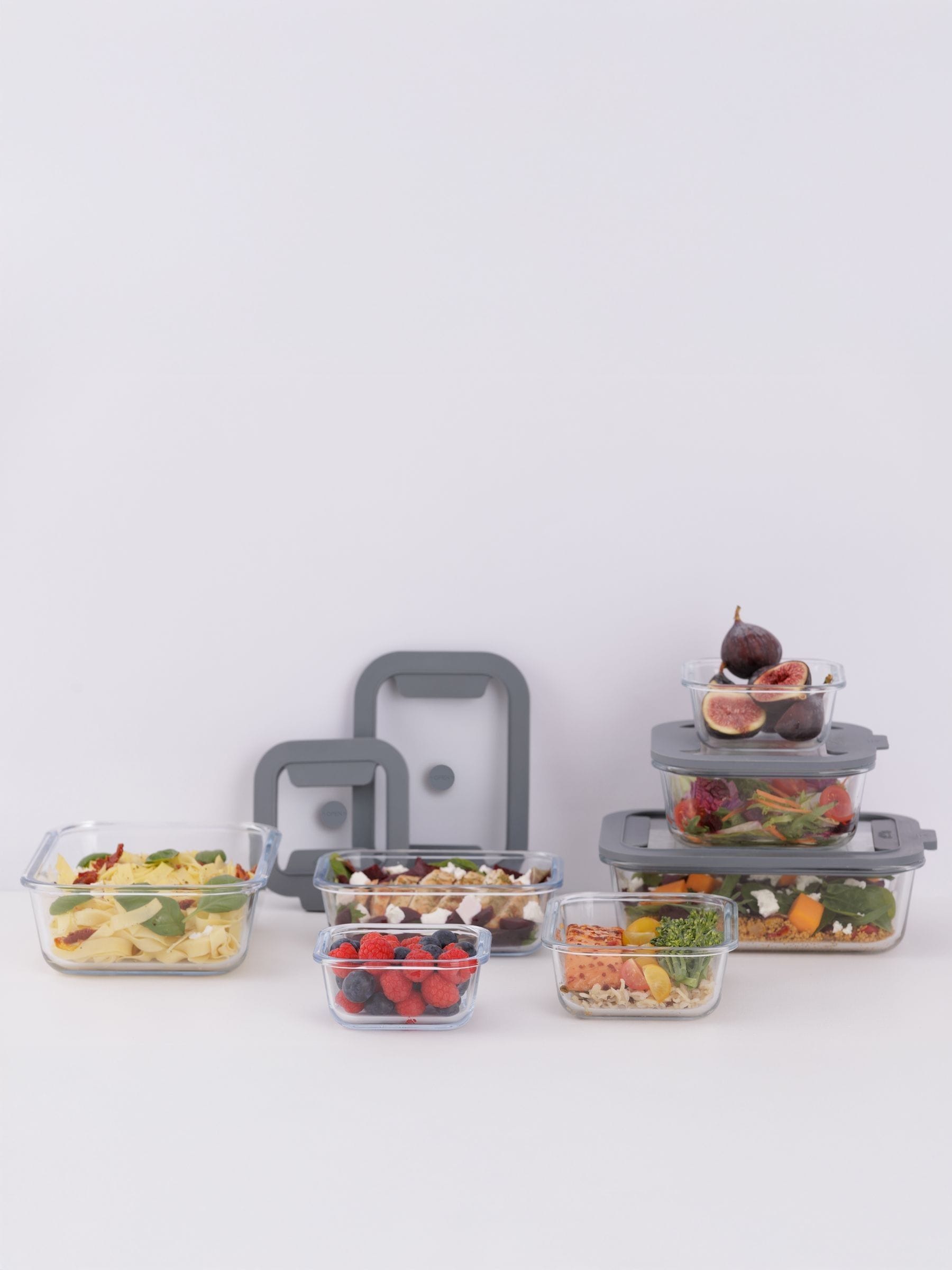 Kilner Set of 4 Clear Fresh Storage 0.8L