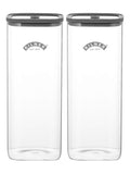 Kilner Clear Fresh Storage Jar 3.5 litre set of 2, UK version