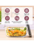 Kilner clear glass food storage containers 1.5l set of 2, UK version