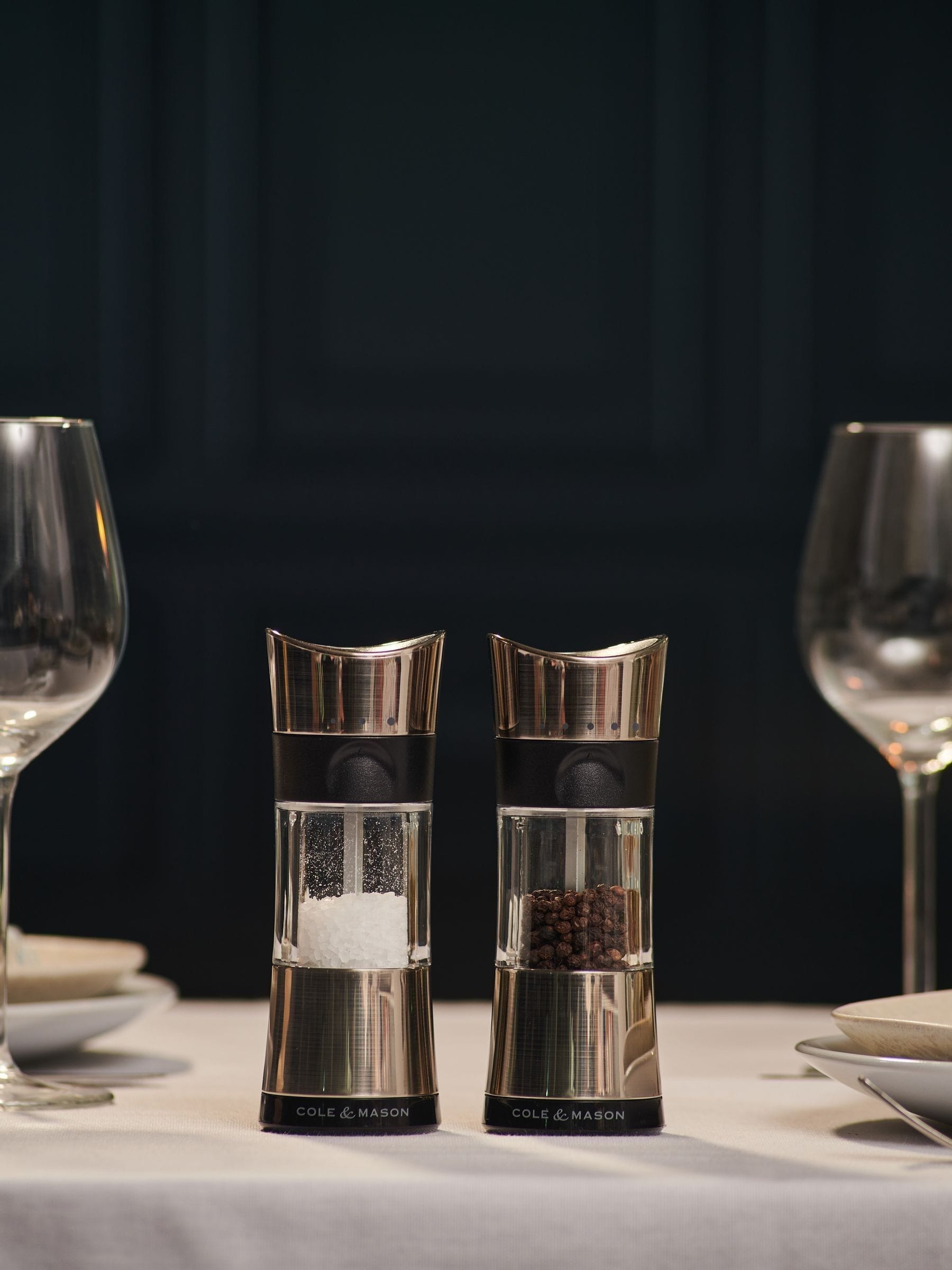 Cole & Mason Chrome Horsham Salt & Pepper Mill Set