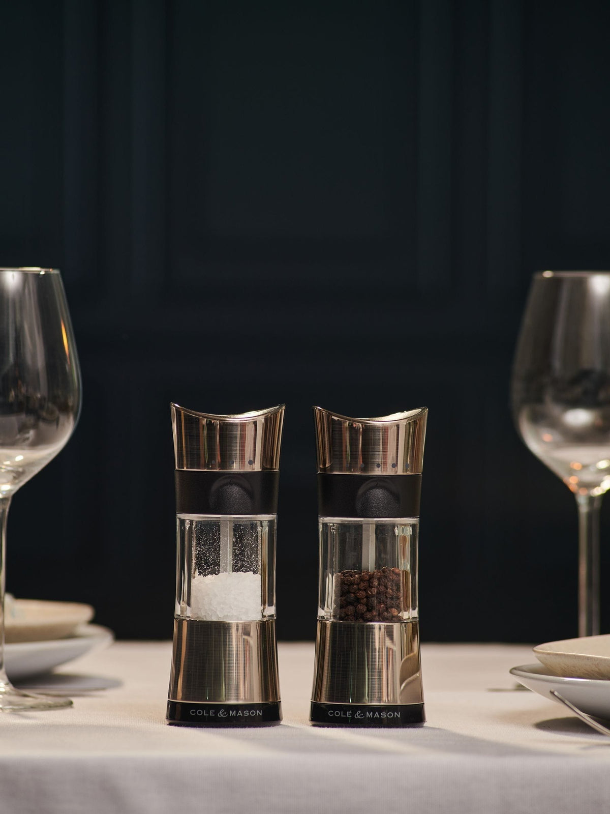 Cole & Mason Chrome Horsham Salt & Pepper Mill Set