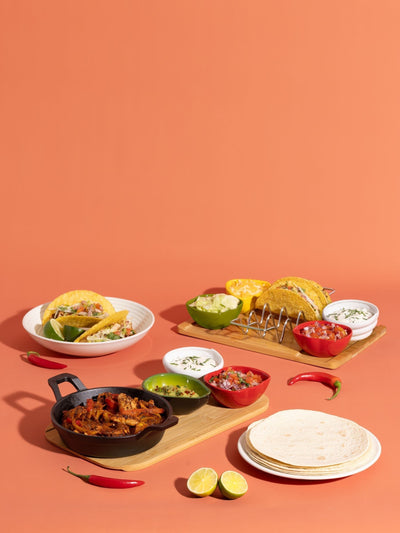 Typhoon Ultimate Mexican Night Taco & Fajita Serving Board Kit