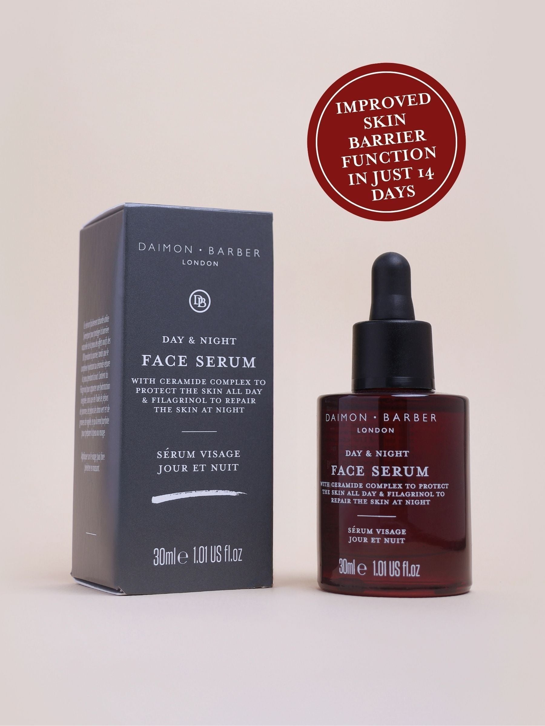 Daimon Barber Day & Night Face Serum 30ml - British product