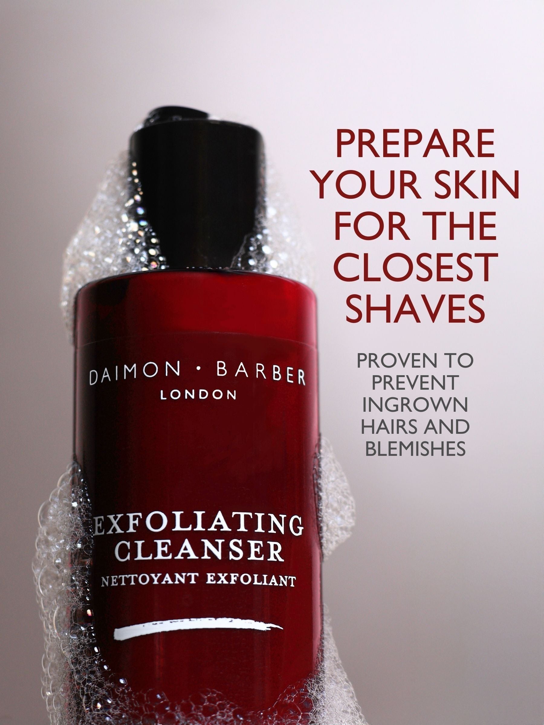 Daimon Barber exfoliating cleanser 100ml - British product