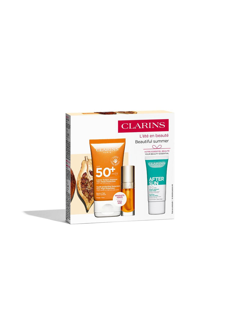 Clarins Prepare for Summer Gift Set sun care and lip oil - British product