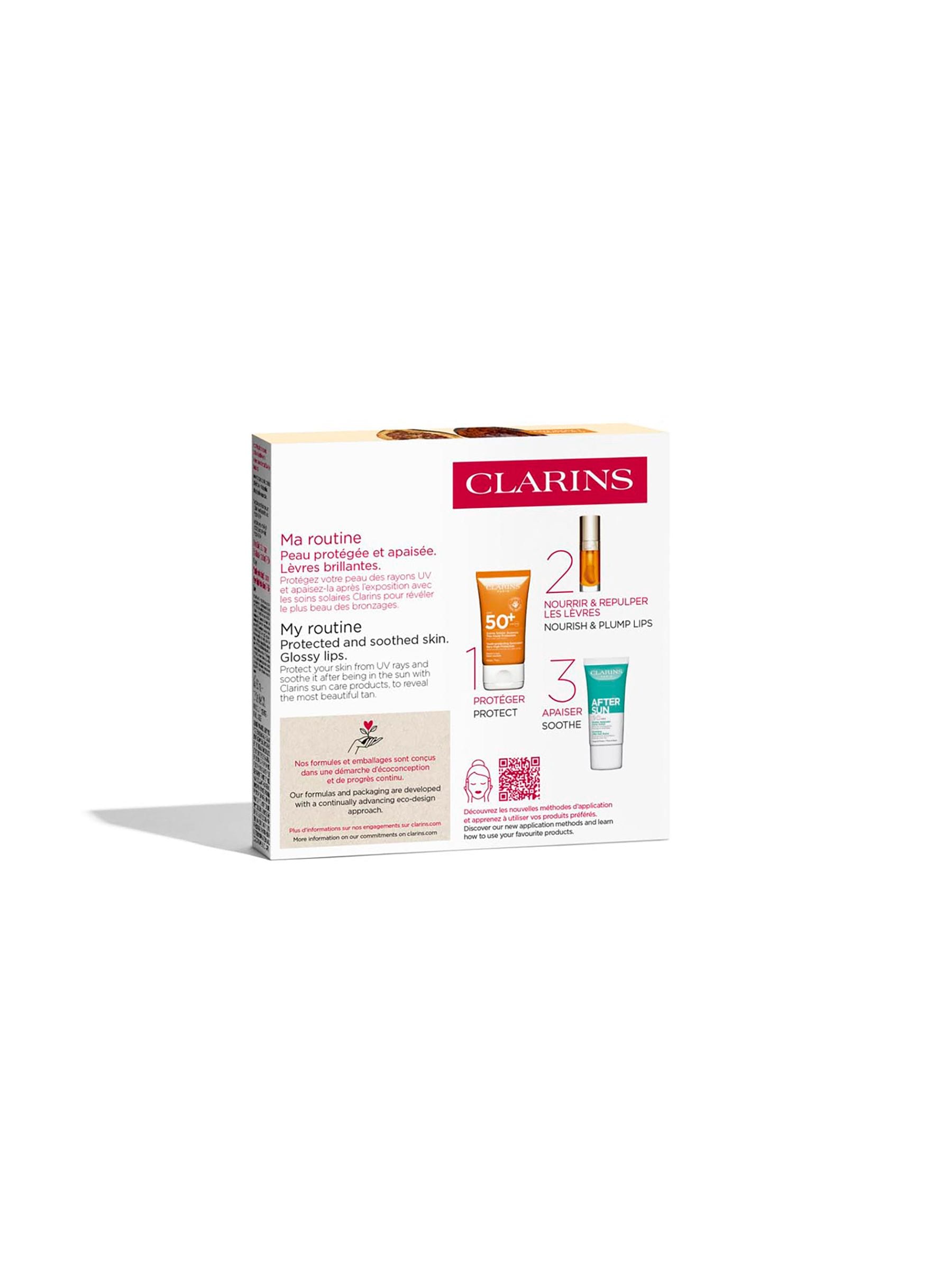Clarins Prepare for Summer Gift Set sun care and lip oil - British product