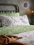 Furn Green Celestial Stories reversible duvet cover set - British product