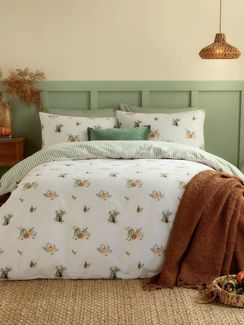 Wylder Nature Pumpkin Spice Duvet Set (British brand)