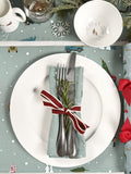 Sophie Allport Teal Blue Home for Christmas Napkins Set of 4